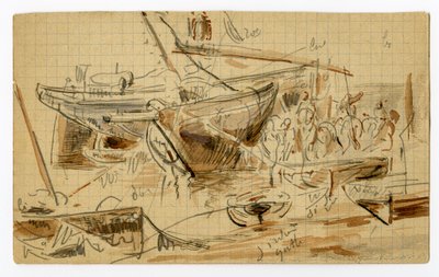 Drawing by Louis Marie Faudacq
